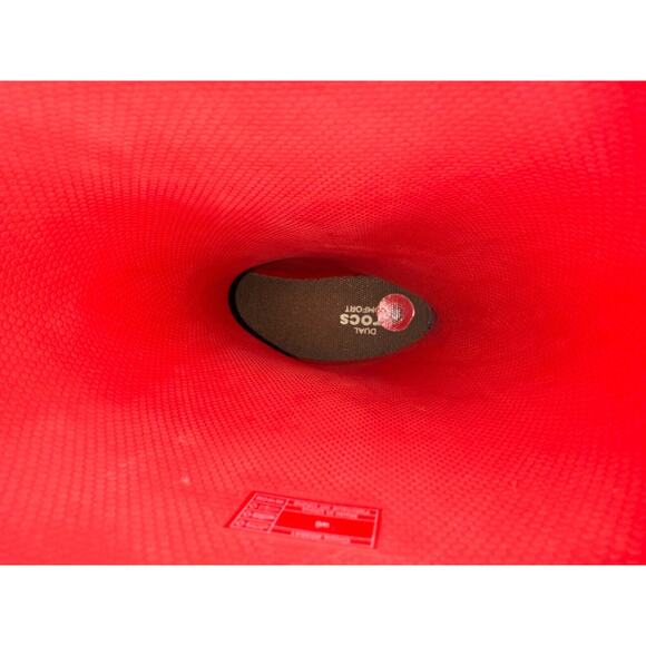 Crocs Freesail Rain Boot 203541-8C1 Flame Red Size W6 Relax Fit - Picture 9 of 10